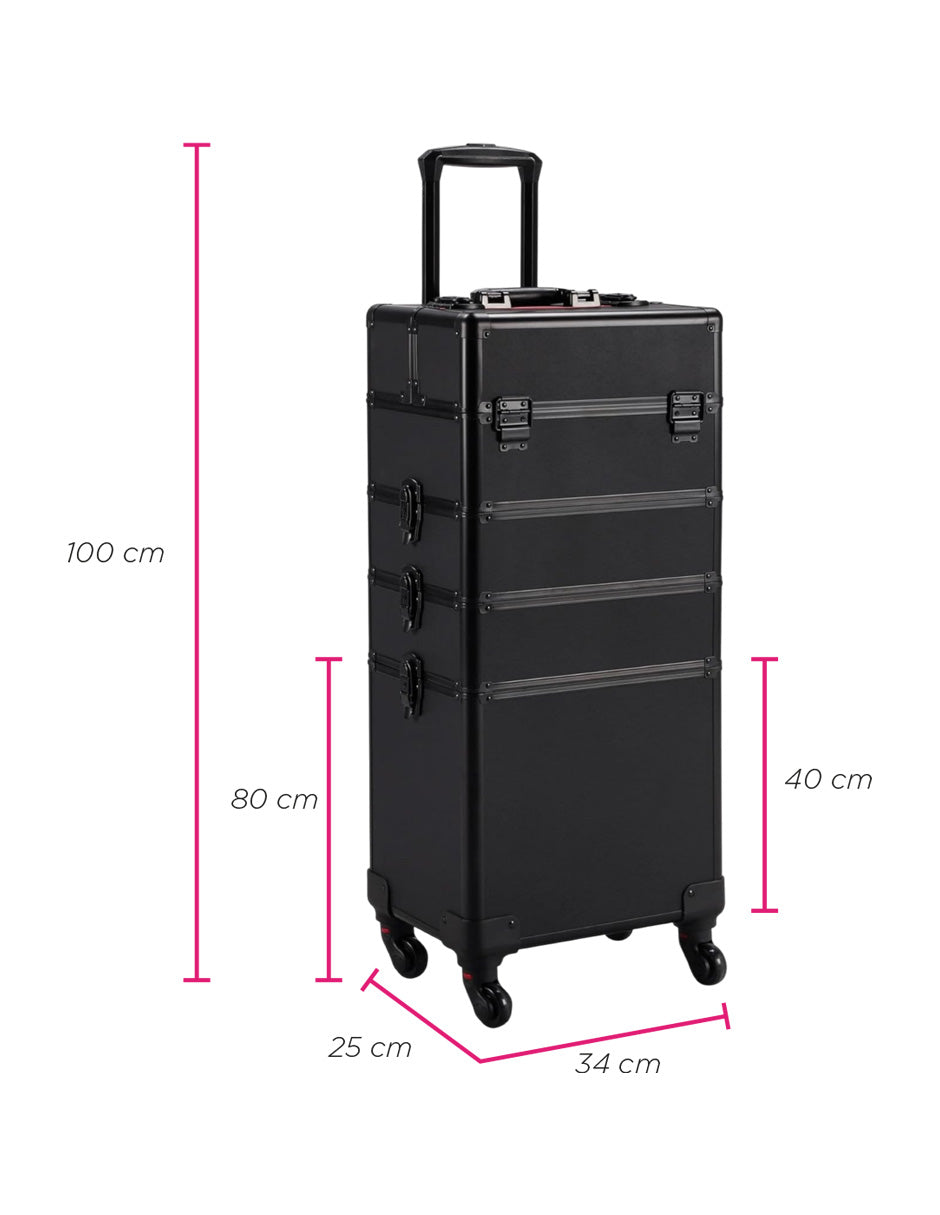 Maleta Profesional Para Barberia Negra