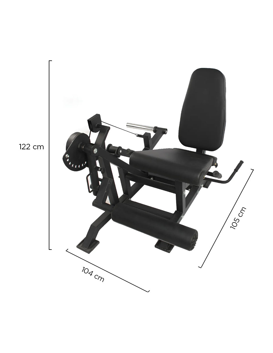 Máquina de Extensión y Curl de Piernas FlexiLeg Vanlig - Banco Ajustable para Cuádriceps y Femoral
