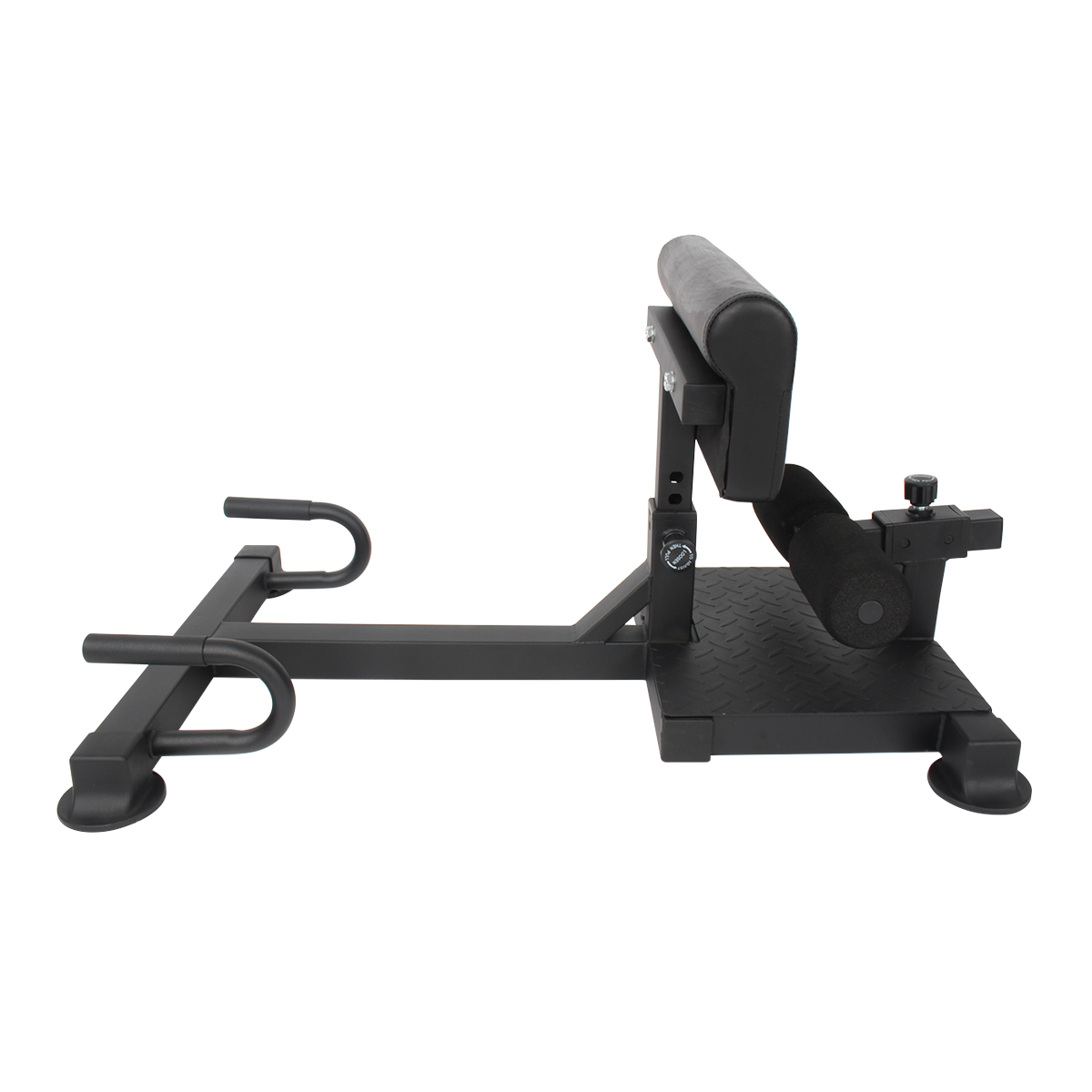 Máquina de Sentadillas Sissy para Pierna y Glúteos de Vanlig - Banco de Ejercicio Ajustable de Acero Negro