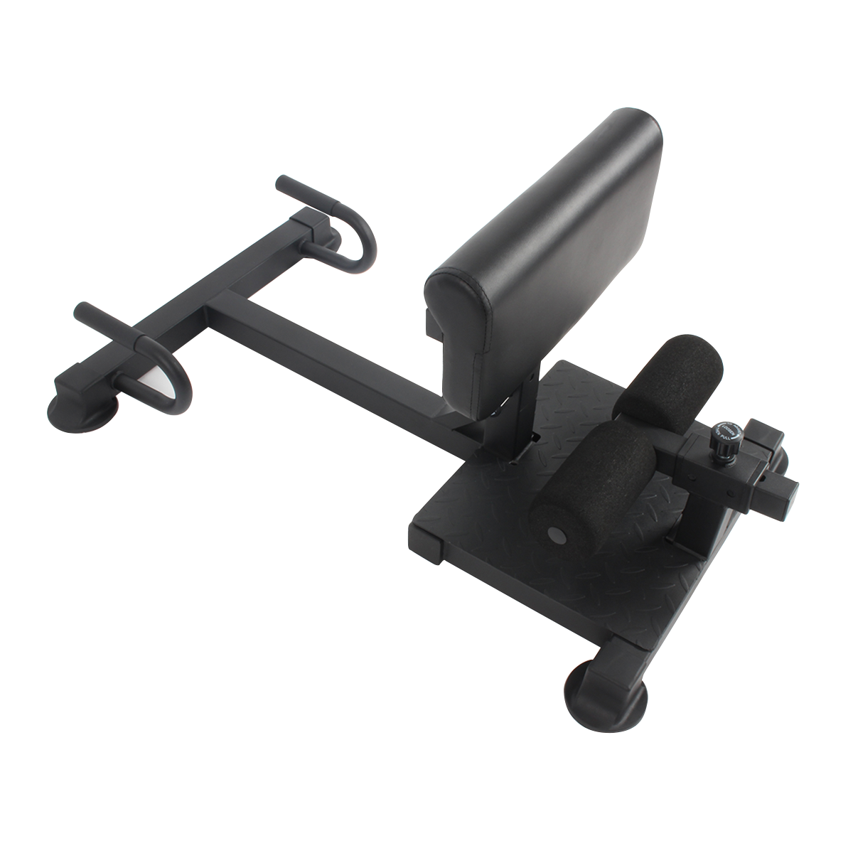 Máquina de Sentadillas Sissy para Pierna y Glúteos de Vanlig - Banco de Ejercicio Ajustable de Acero Negro