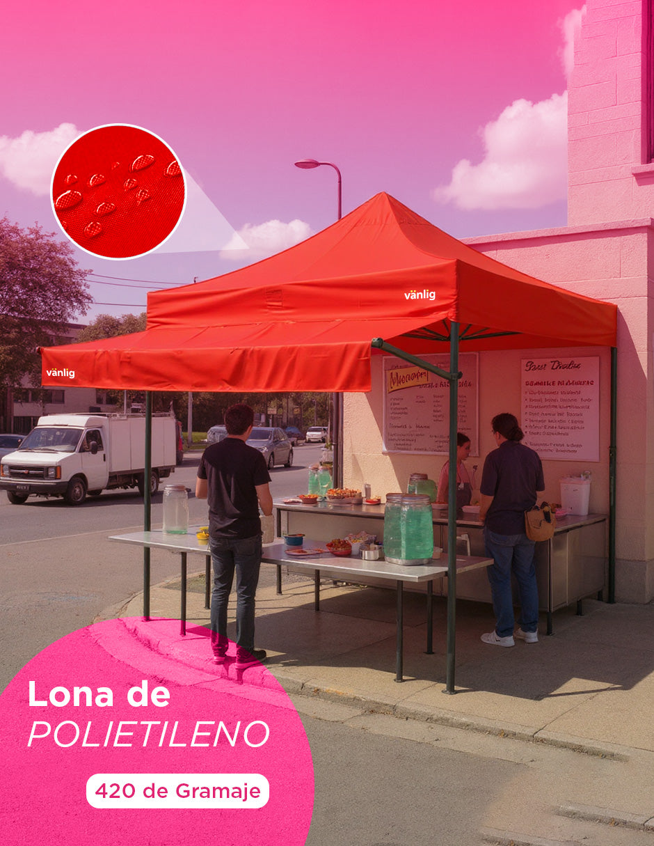 Marquesina 3M Roja