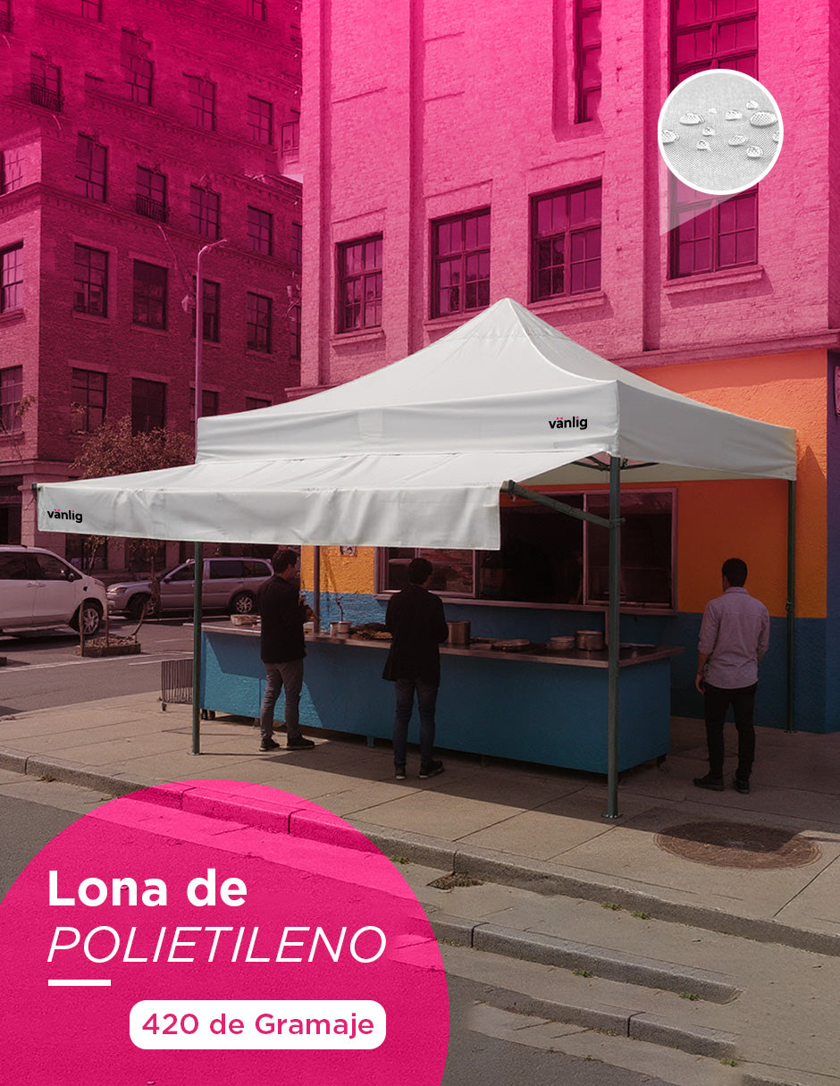 Marquesina 3m Blanca