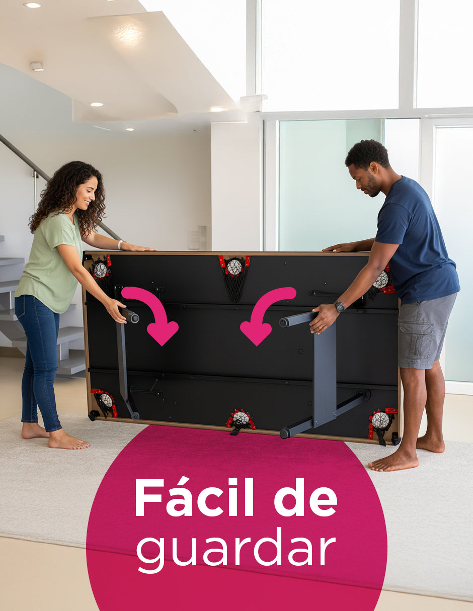 Mesa De Billar Plegable Sub-8447F Azul