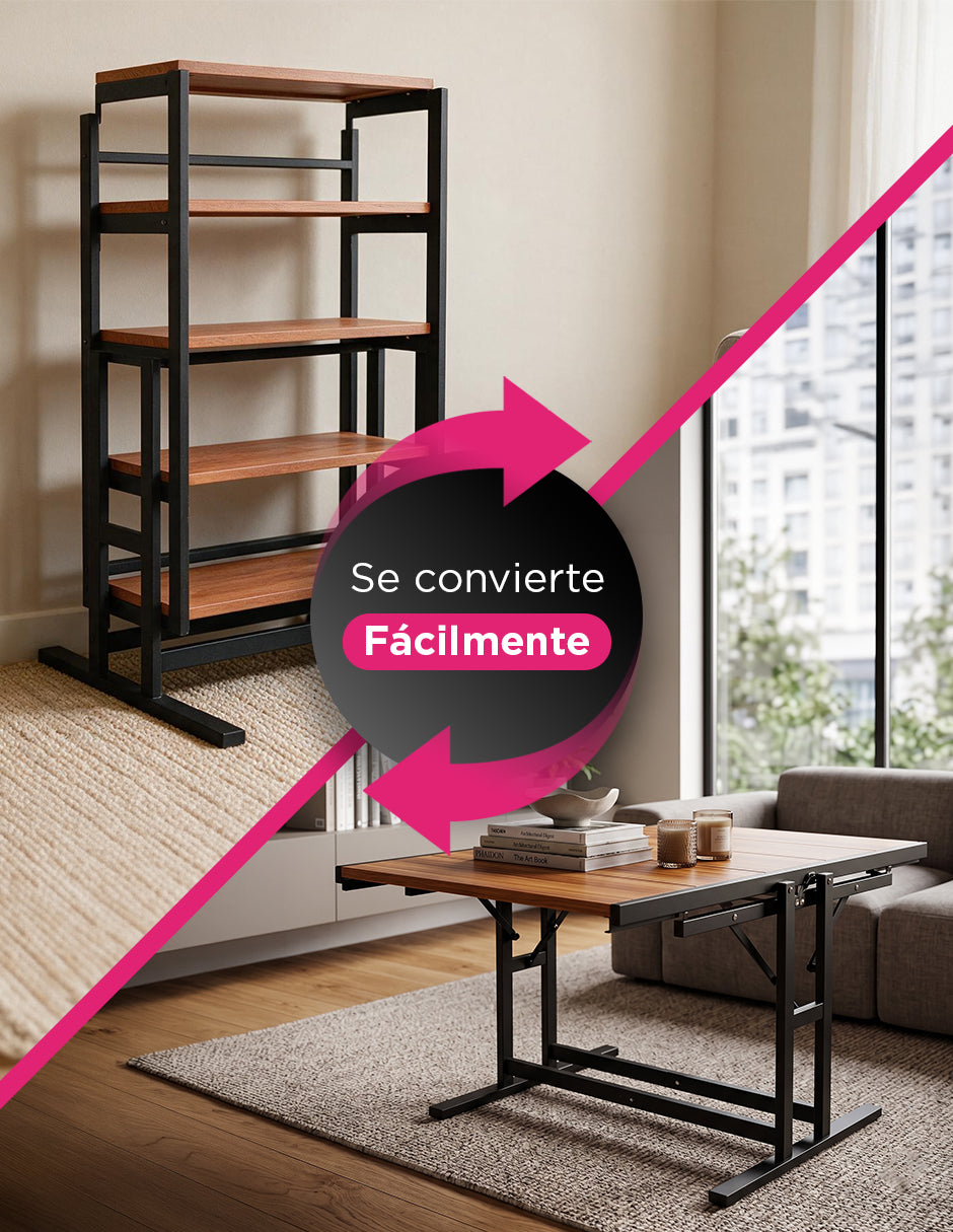 Mesa Estantería Convertible Modular Cereza Mueble Inteligente Vanlig
