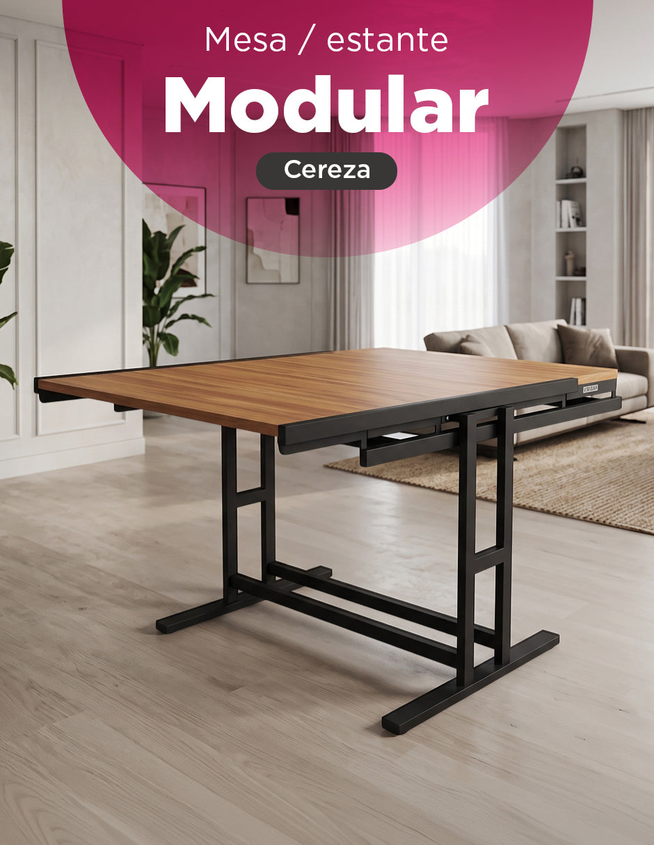 Mesa Estantería Convertible Modular Cereza Mueble Inteligente Vanlig