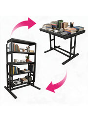 Mesa Estantería Convertible Modular Ébano Mueble Inteligente Vanlig
