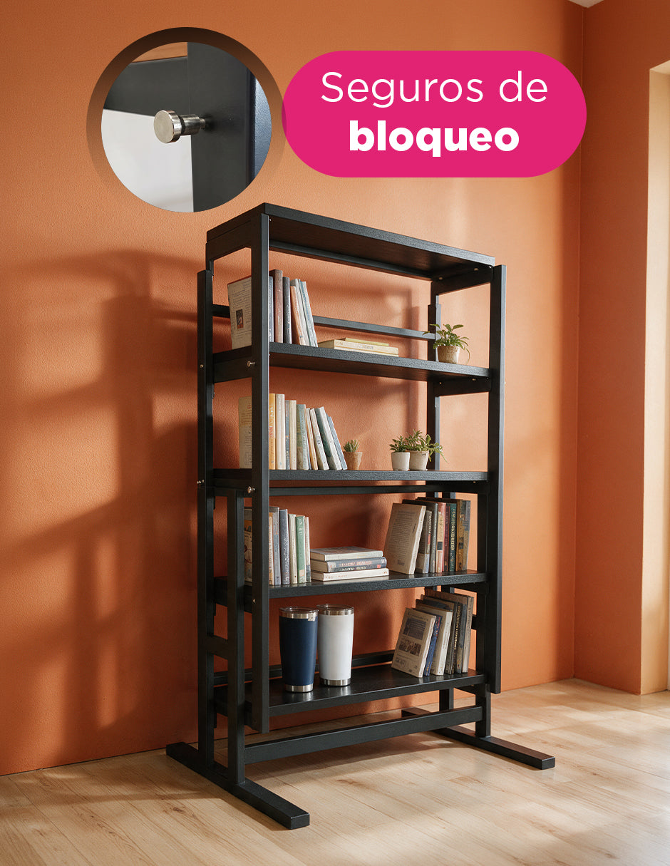 Mesa Estantería Convertible Modular Ébano Mueble Inteligente Vanlig