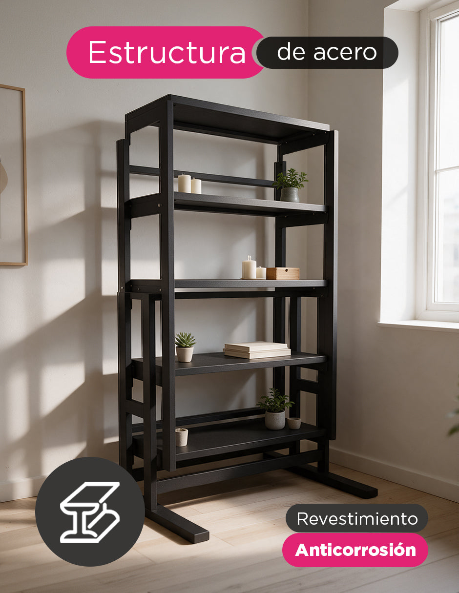 Mesa Estantería Convertible Modular Ébano Mueble Inteligente Vanlig