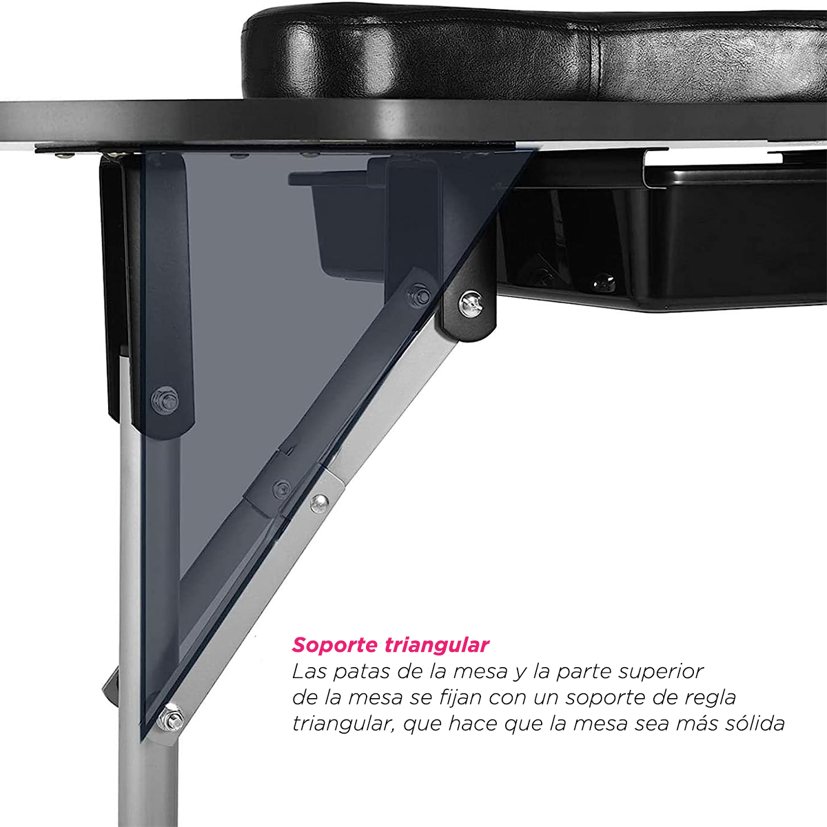 Mesa Para Uñas Baku Negro