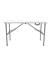 Mesa Plegable Portátil Tipo Portafolio 120 cm Nissi Blanca
