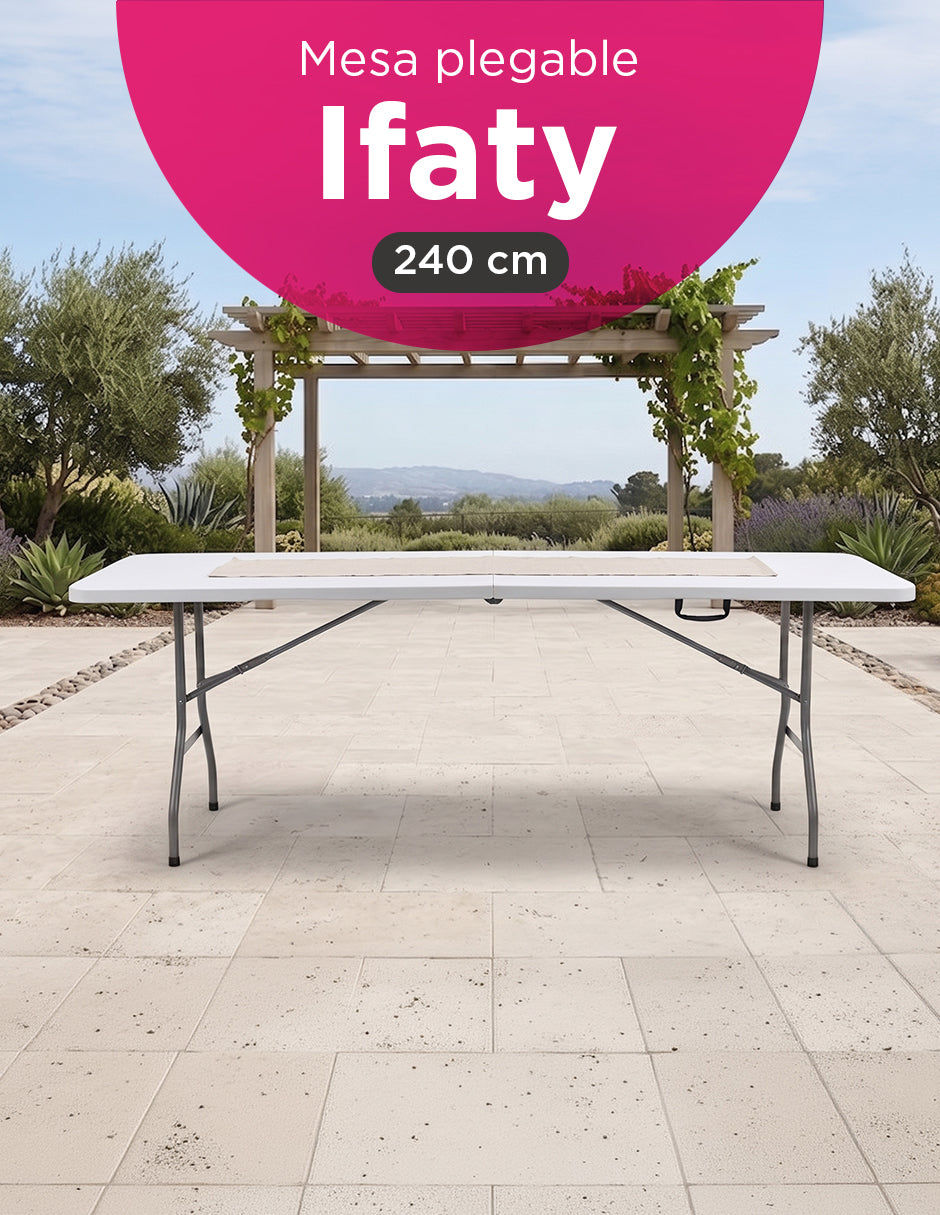 Mesa Plegable Portátil Tipo Portafolio 240 cm Ifaty Vanlig