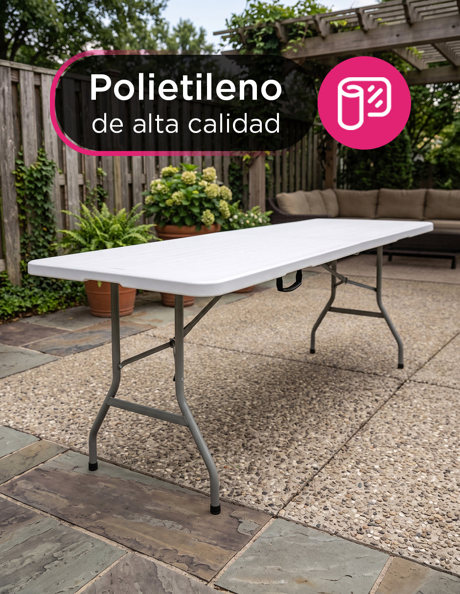 Mesa Plegable Portátil Tipo Portafolio 240 cm Ifaty Vanlig