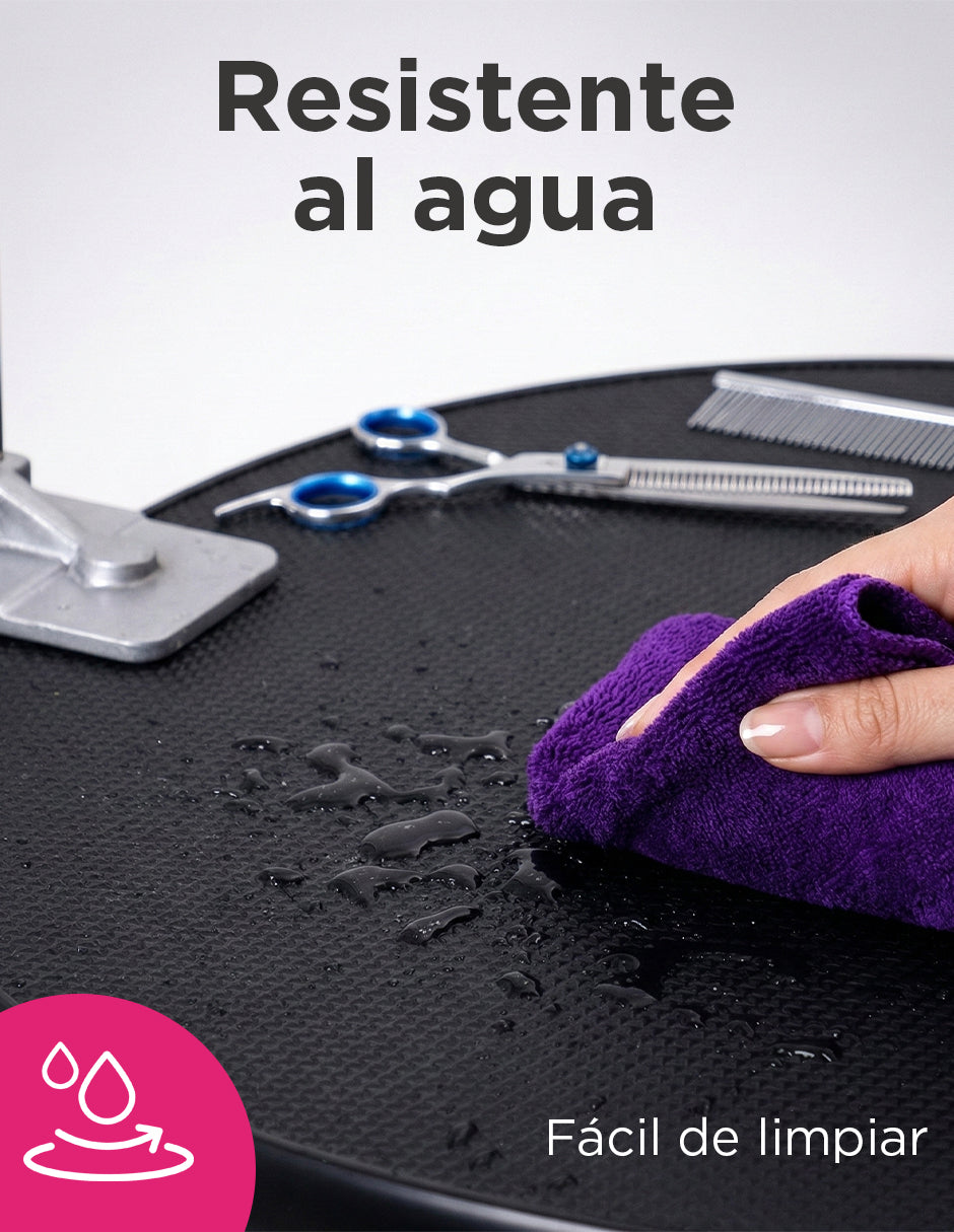 Mesa de Grooming Canino Giratoria Vanlig Bulmastiff 360° con Brazo Ajustable