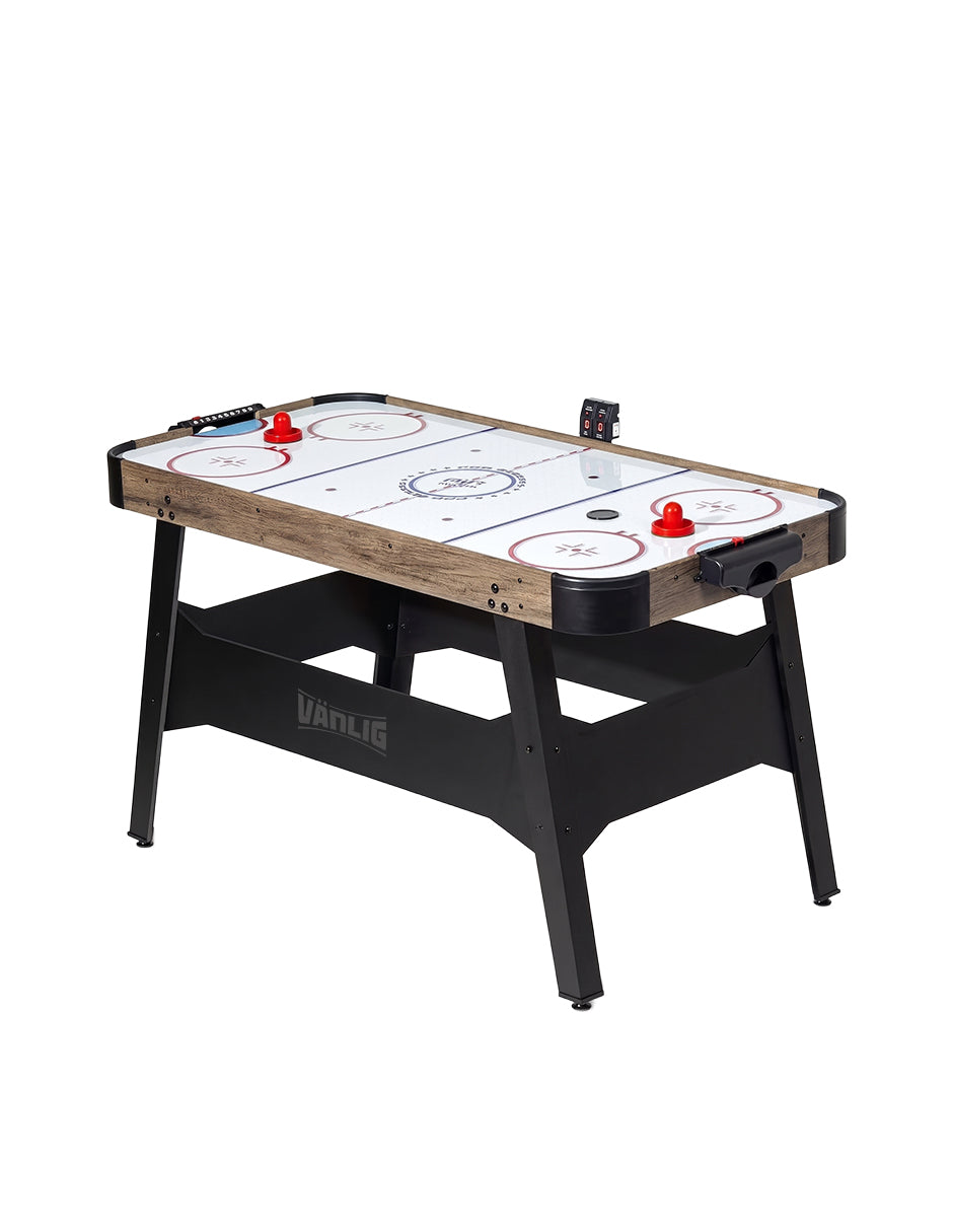 Mesa de Hockey de Aire 137 x 68cm Crosby Vanlig Blanco con Marcador LED y Accesorios