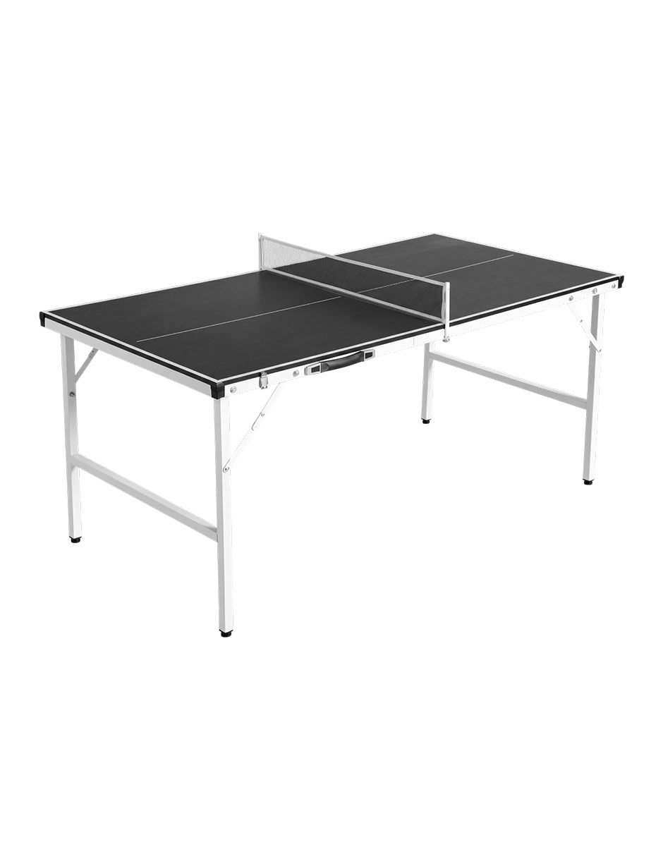 Mesa de Ping Pong Compacta Madaraki Negra – Mesa Portátil y Plegable para Tenis de Mesa