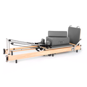 Cama de Pilates Reformer Profesional de Roble Plegable