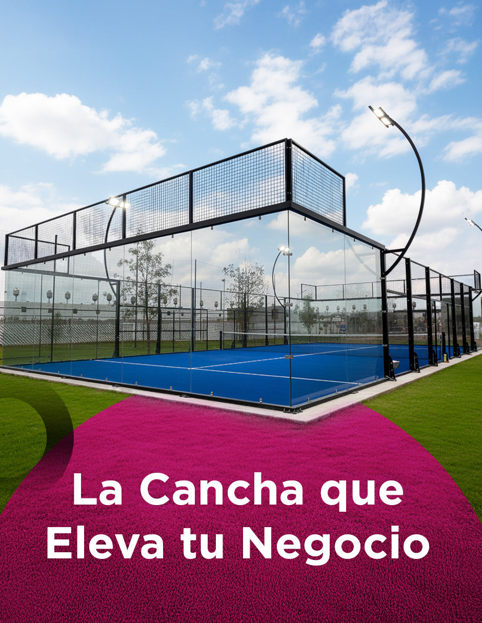 Cancha Padel Panoramica Vidrio 12mm Electrostatica Atp Padel