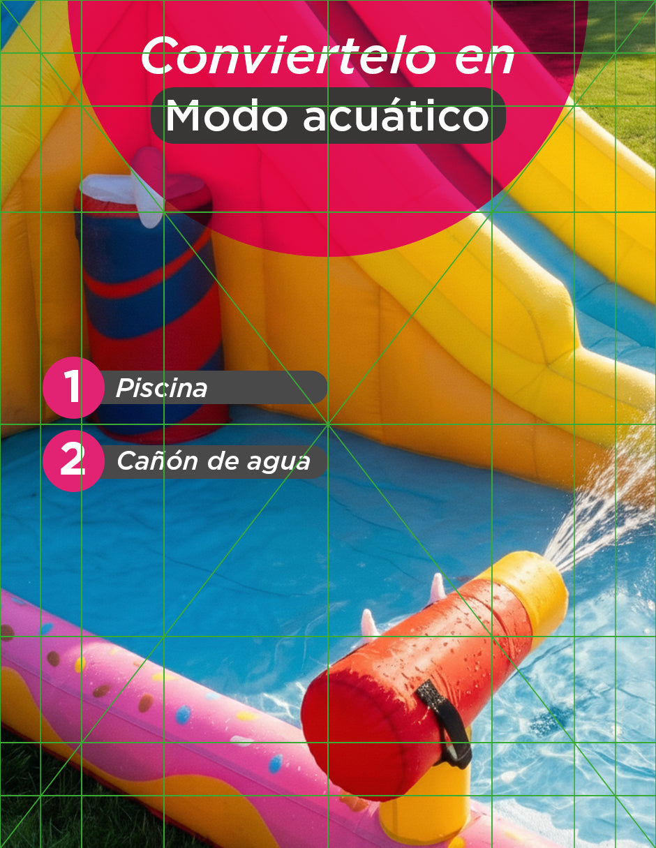 Castillo Acuático Parque de Fiesta