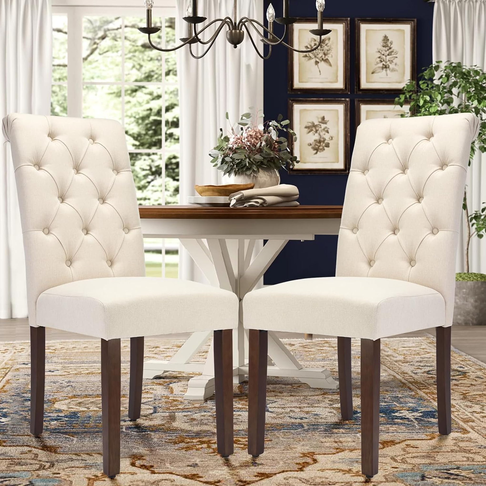 Set de Sillas de Comedor Sevilla Crema (Par)