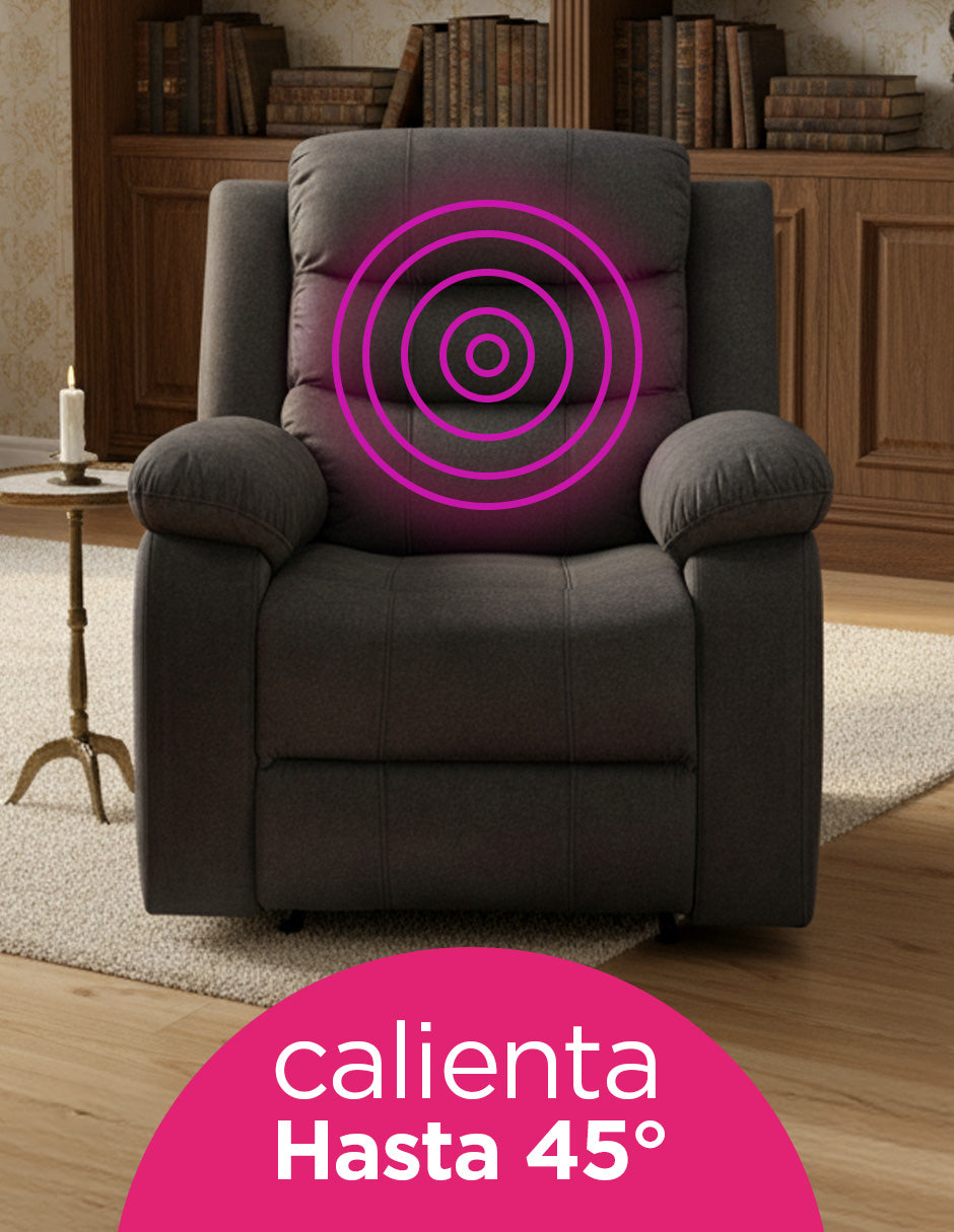 SILLON REPOSET LISBOA  NEGRO