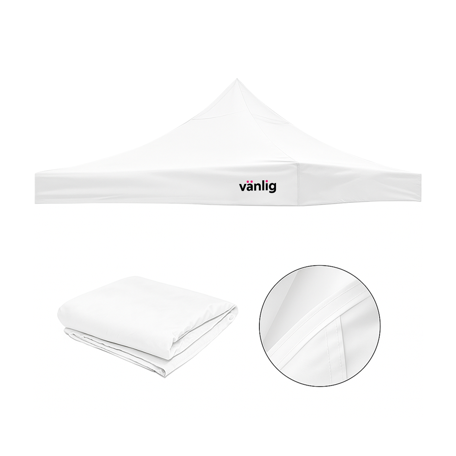 Lona Para Toldo 2x2 Blanco