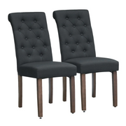 Set de Sillas de Comedor Toledo Negro (Par)