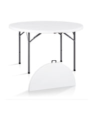 Mesa Plegable Redonda  122 Cm Diametro