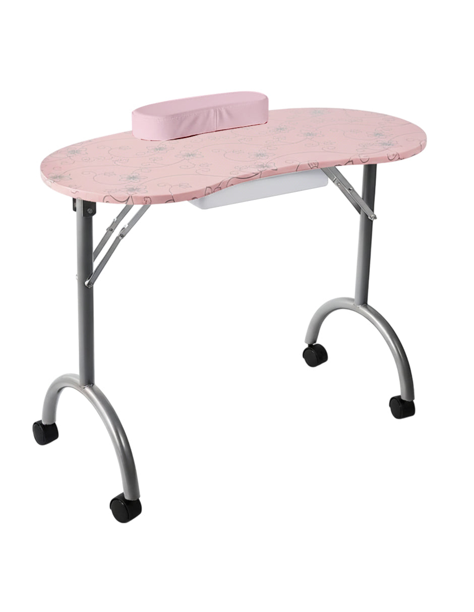 Mesa Para Uñas Baku Rosa