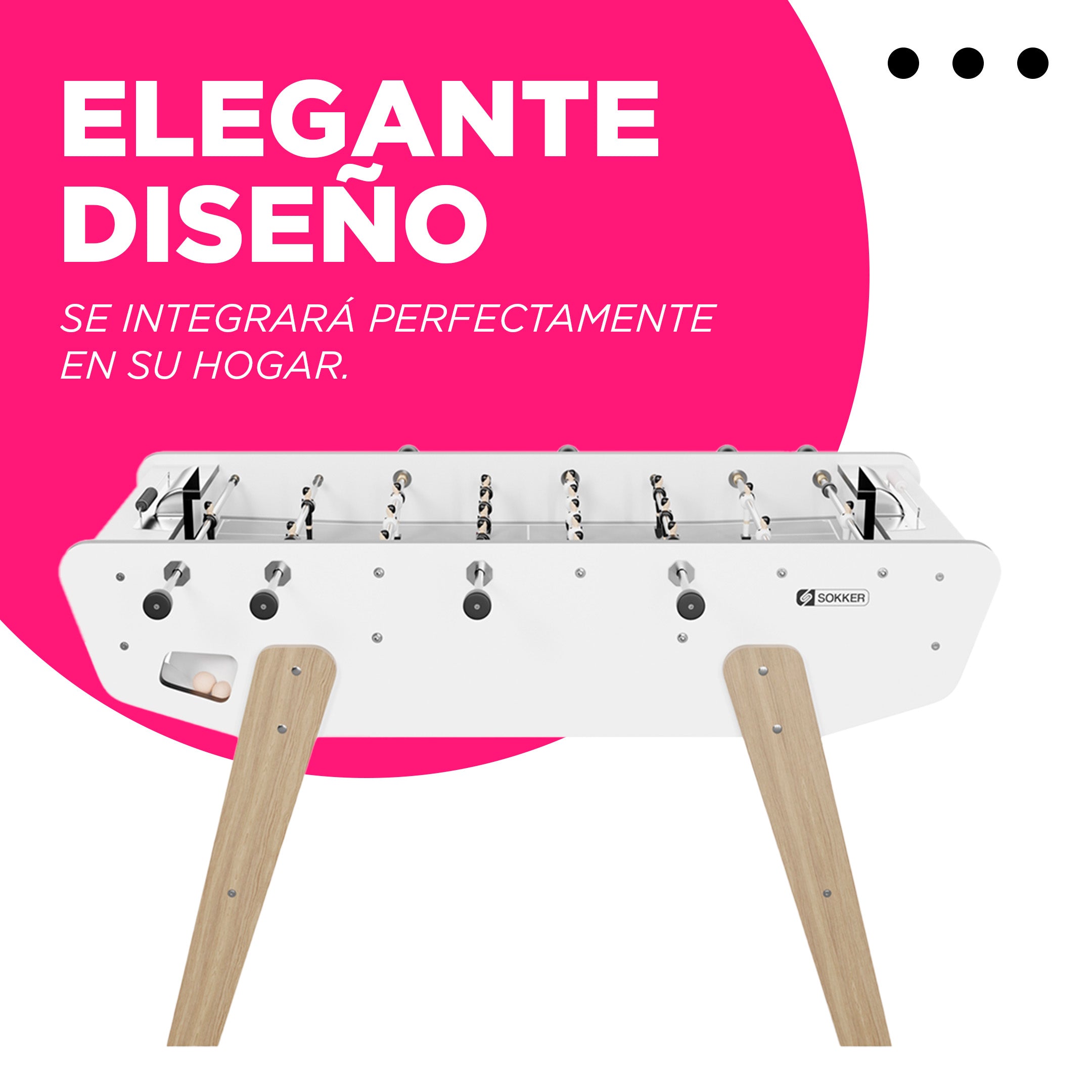 Futbolito Vintage Coliseo Deluxe Blanco