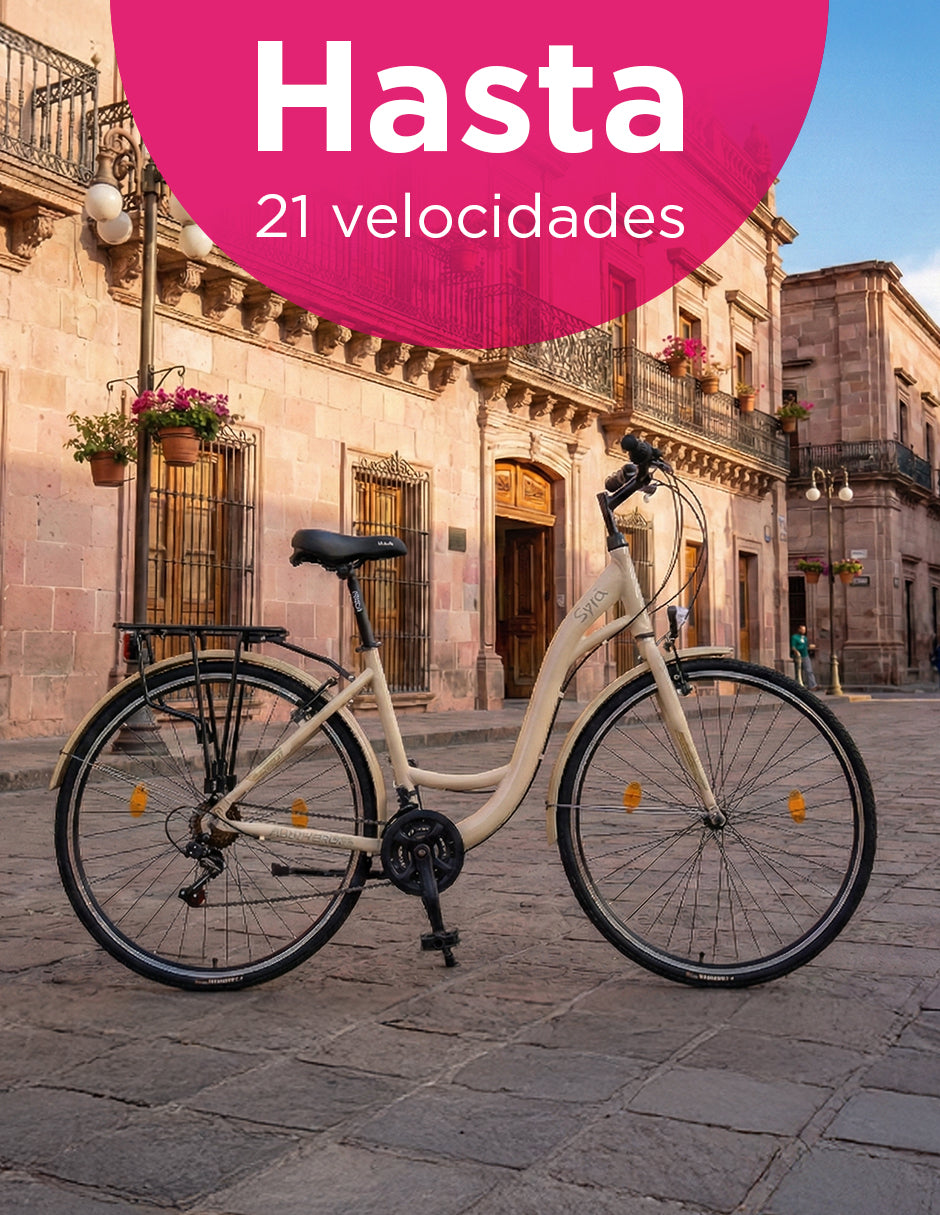 Bicicleta Ciudad Syra Crema