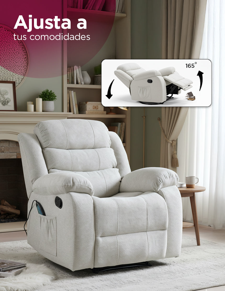 Sillon Reposet Lisboa Blanco
