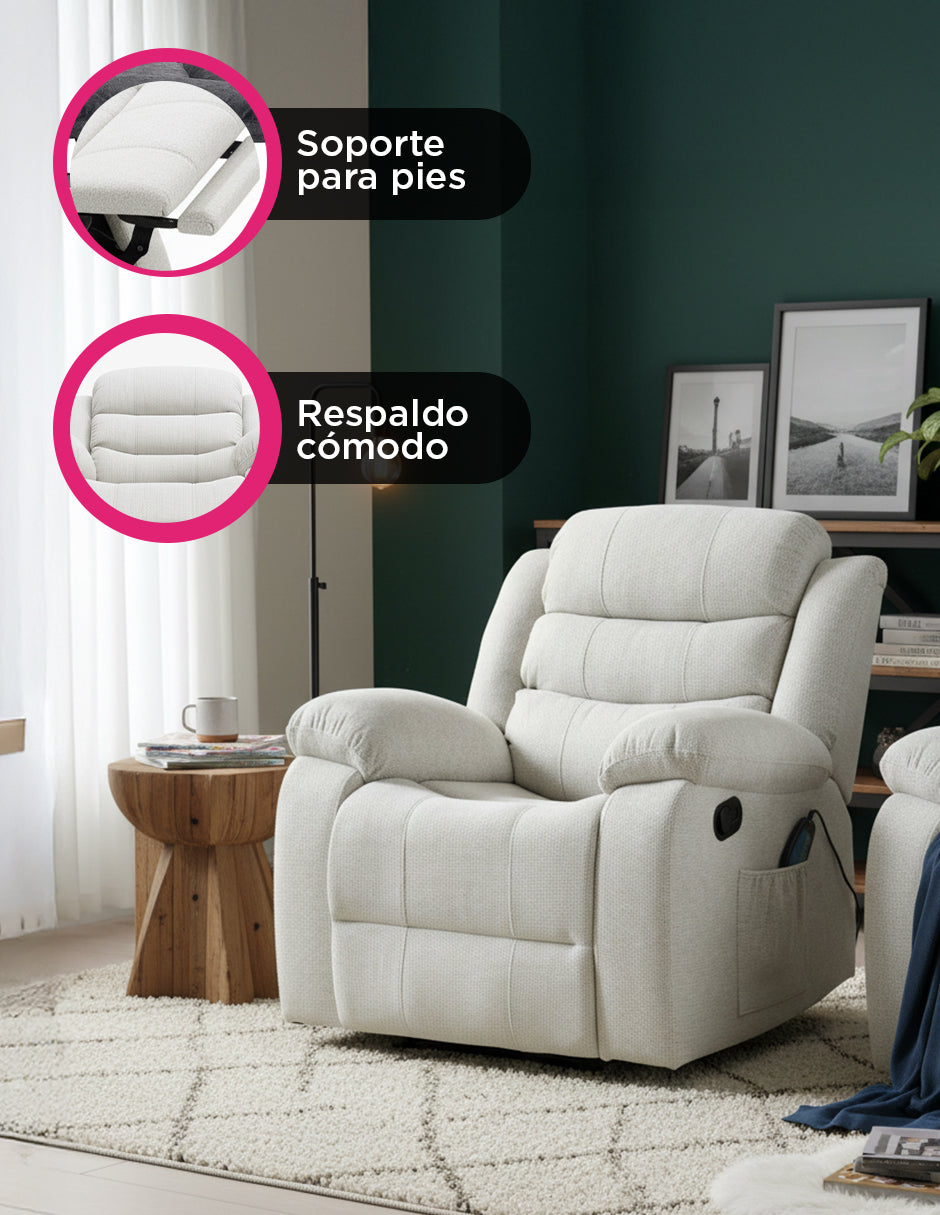 Sillon Reposet Lisboa Blanco