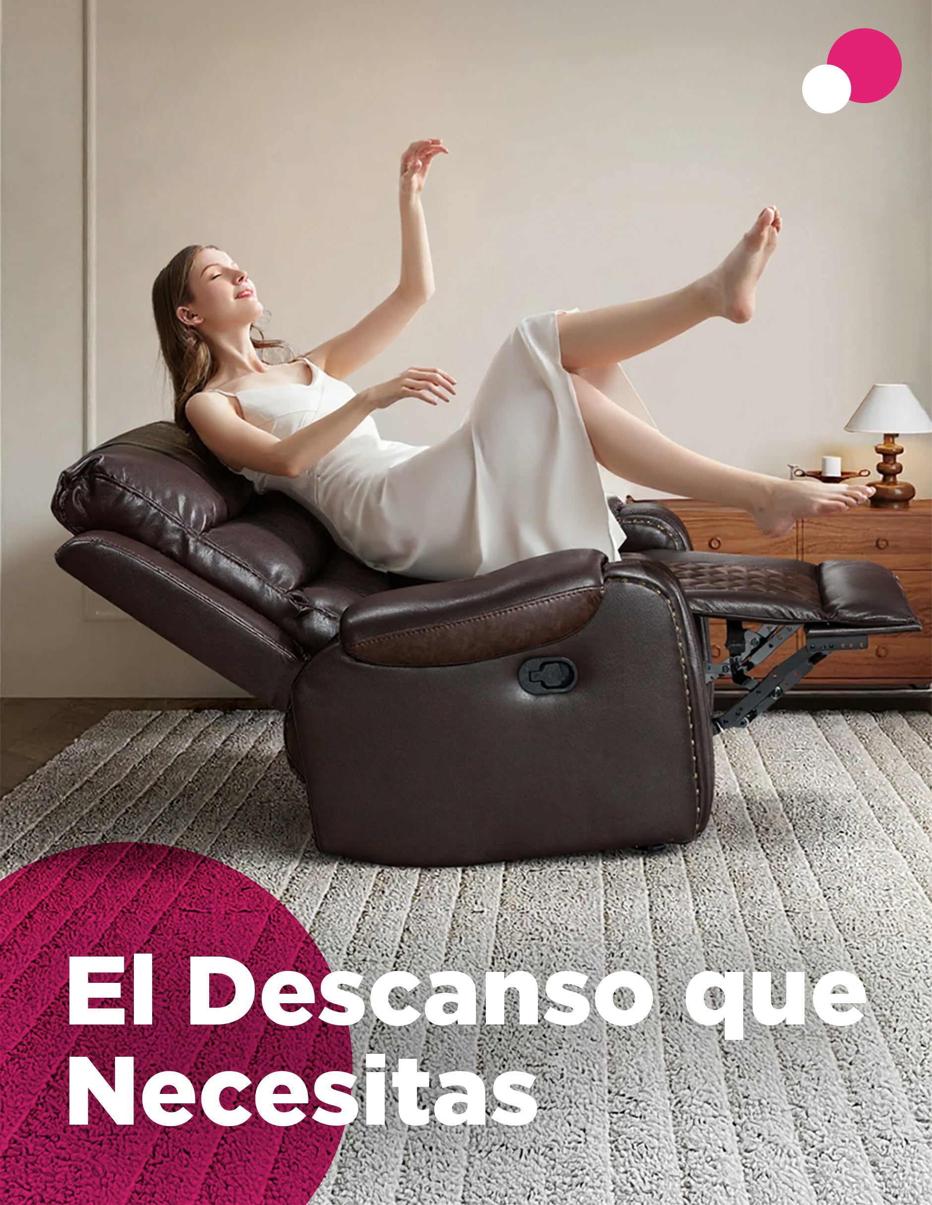 Sillon Reposet Reclinable  Manual Hamelin Café