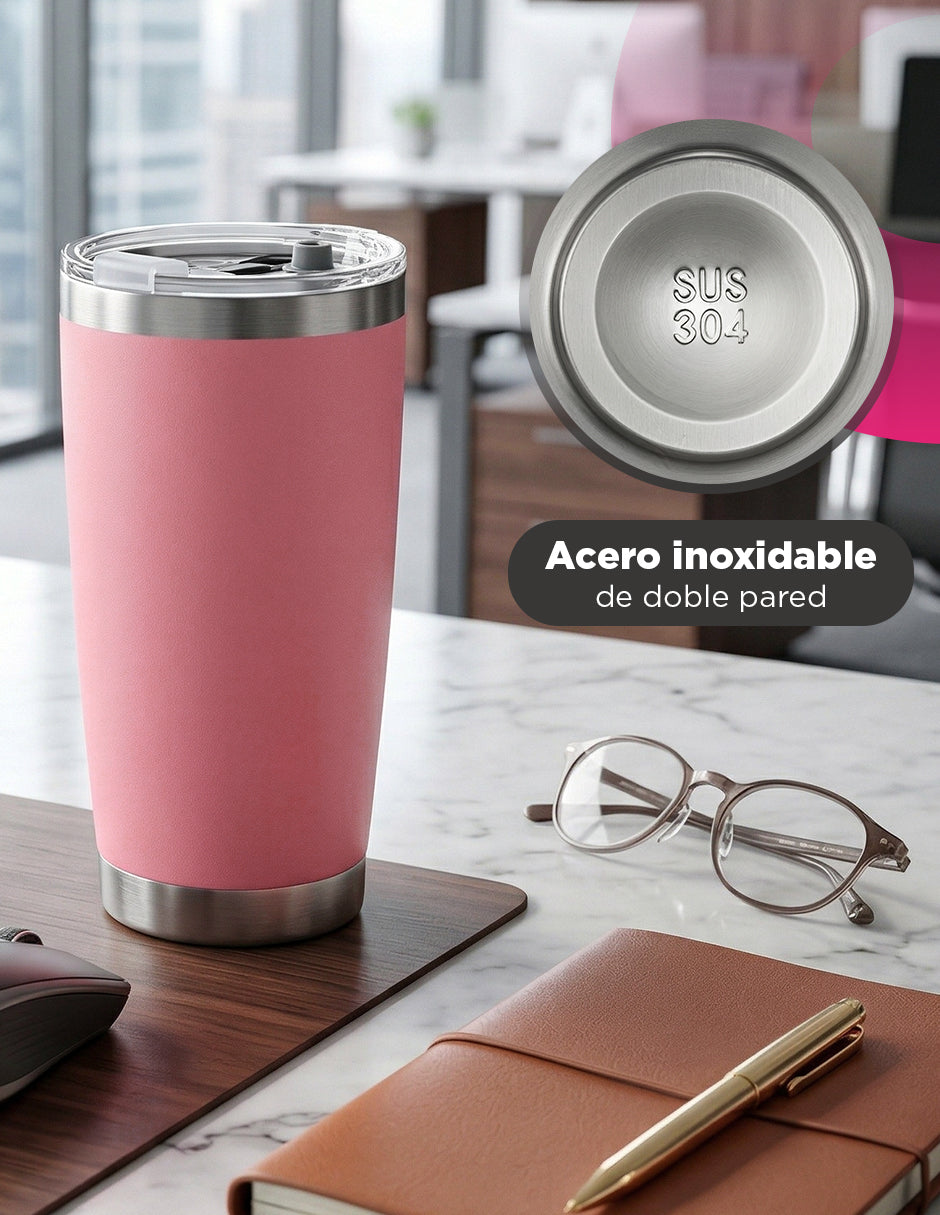Set 25 Termos De 20oz Rosa