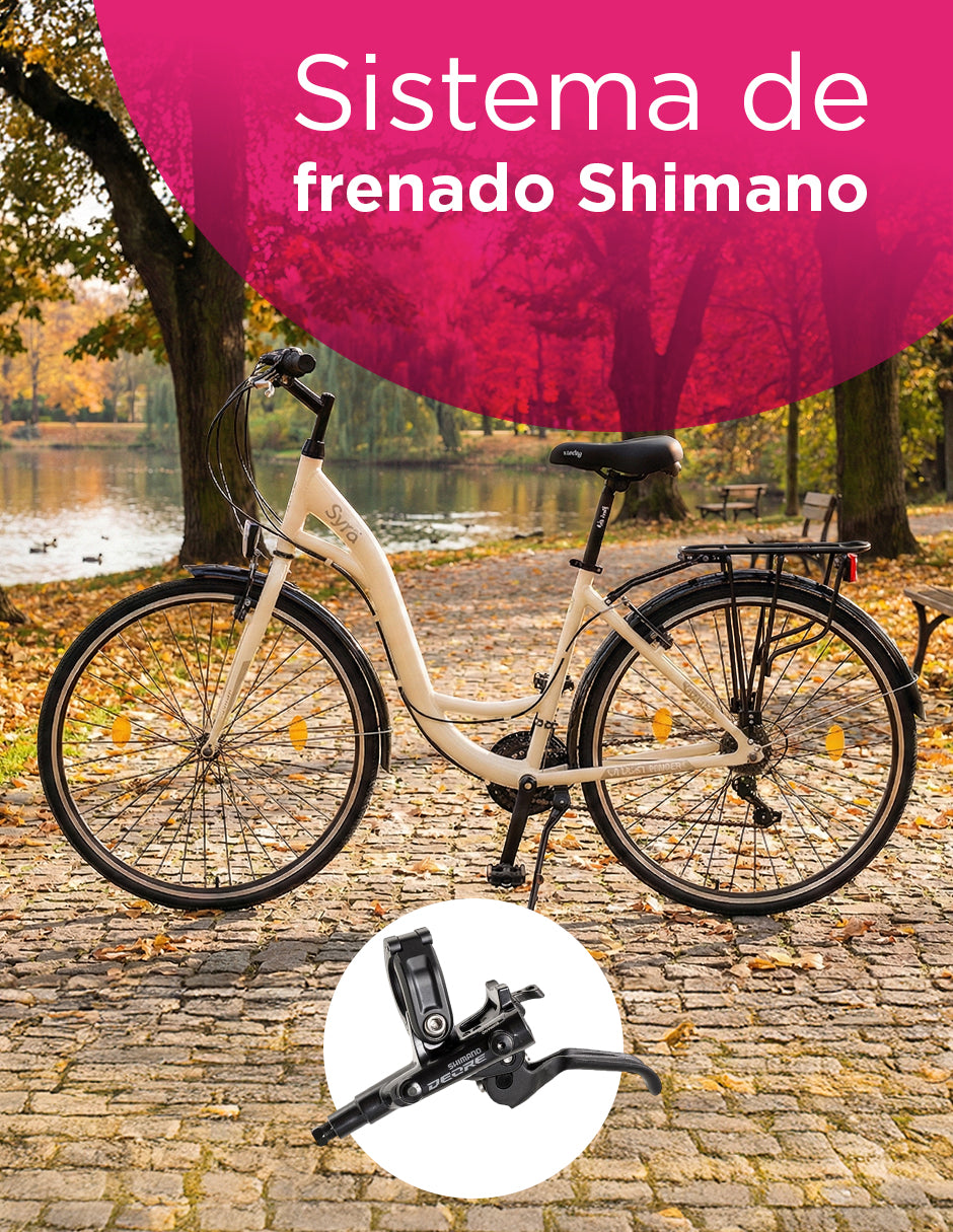 Bicicleta Ciudad Syra Crema