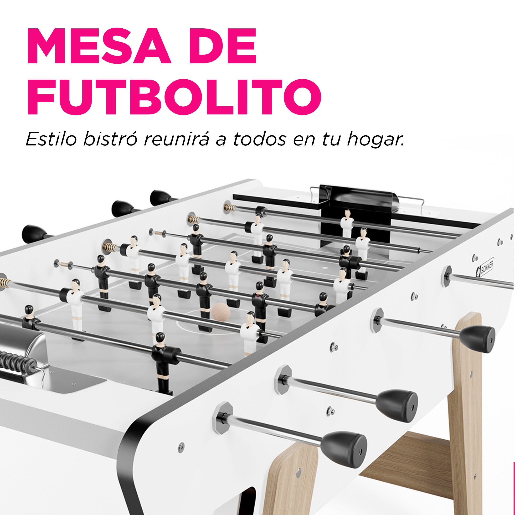 Futbolito Vintage Coliseo Deluxe Blanco