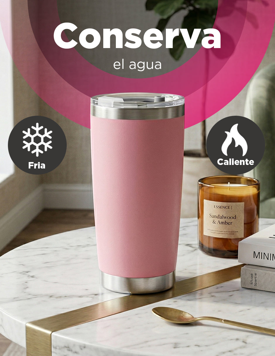 Set 25 Termos De 20oz Rosa