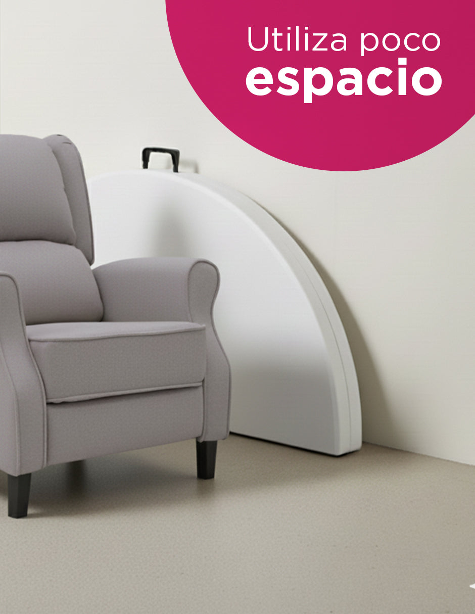 Mesa Plegable Redonda  122 Cm Diametro