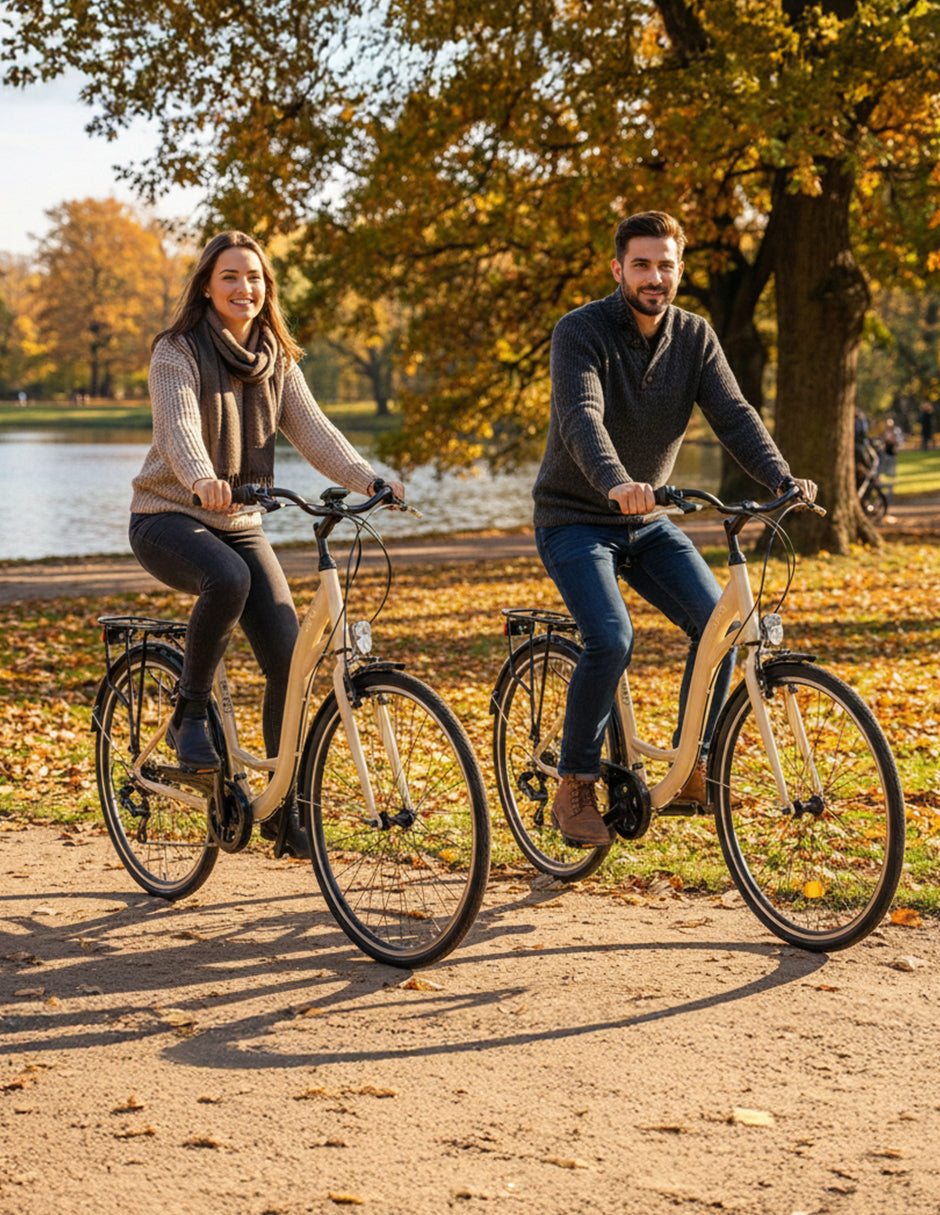 Bicicleta Ciudad Syra Crema