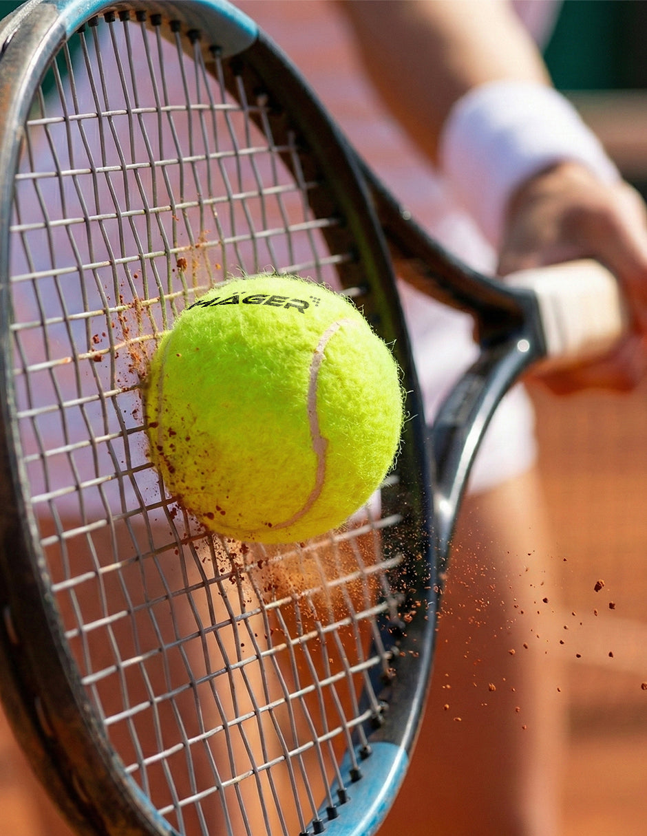 Pack de 32 Pelotas de Tenis y Pádel Vanlig - 8 Tubos con 4 Bolas de Alta Resistencia