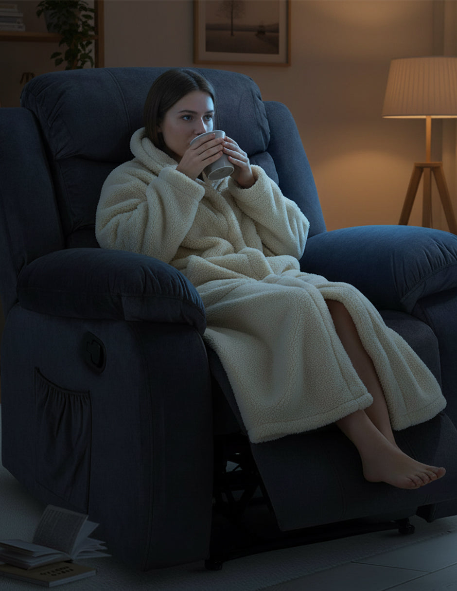 SILLON REPOSET LISBOA  NEGRO