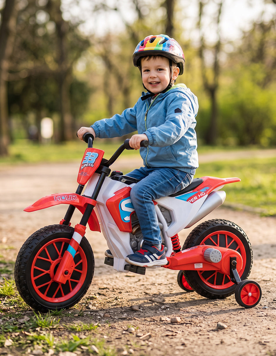 Moto Eléctrica Infantil Montable Nova 6V Vanlig Roja
