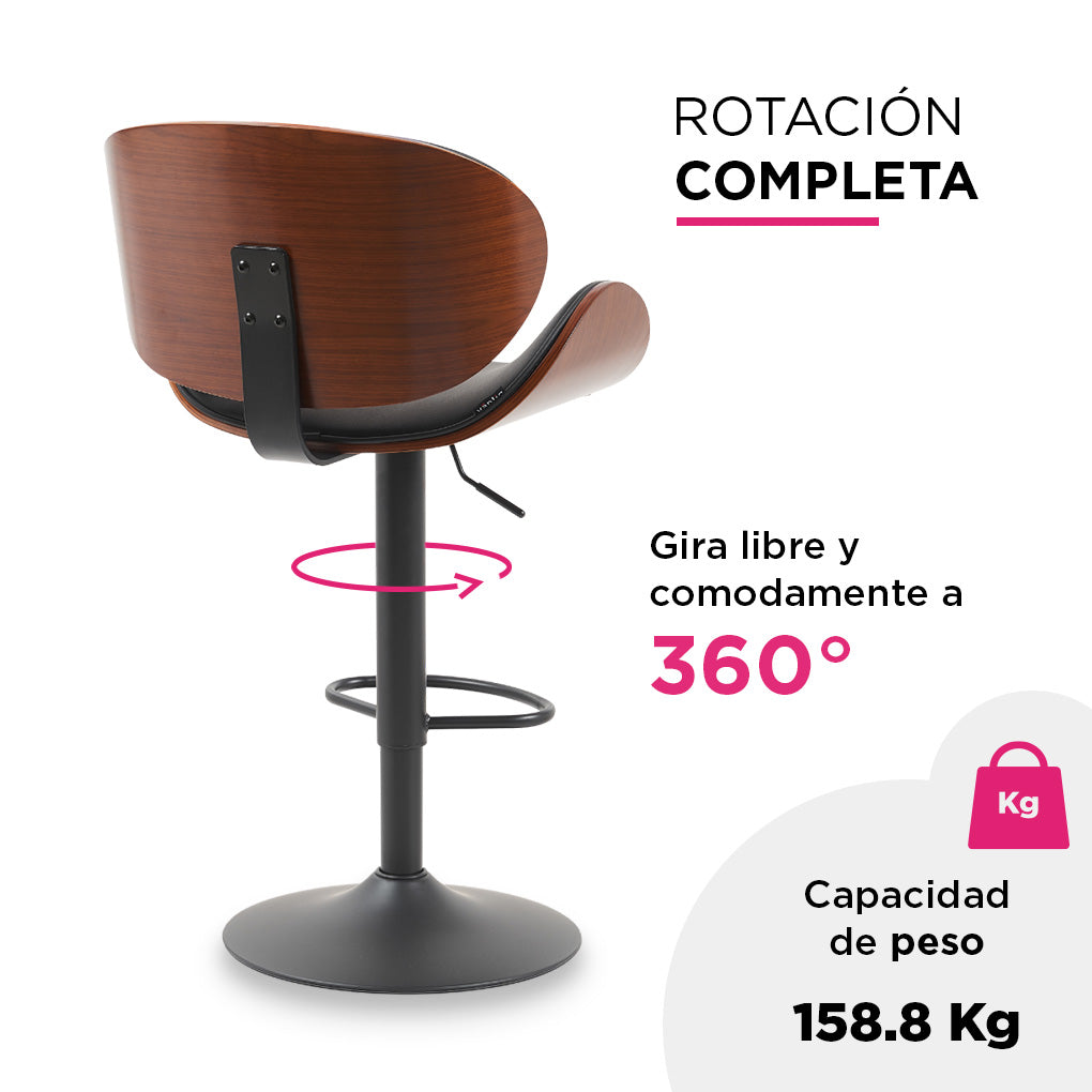 PAR DE SILLAS VINTAGE  VENETO NEGRO