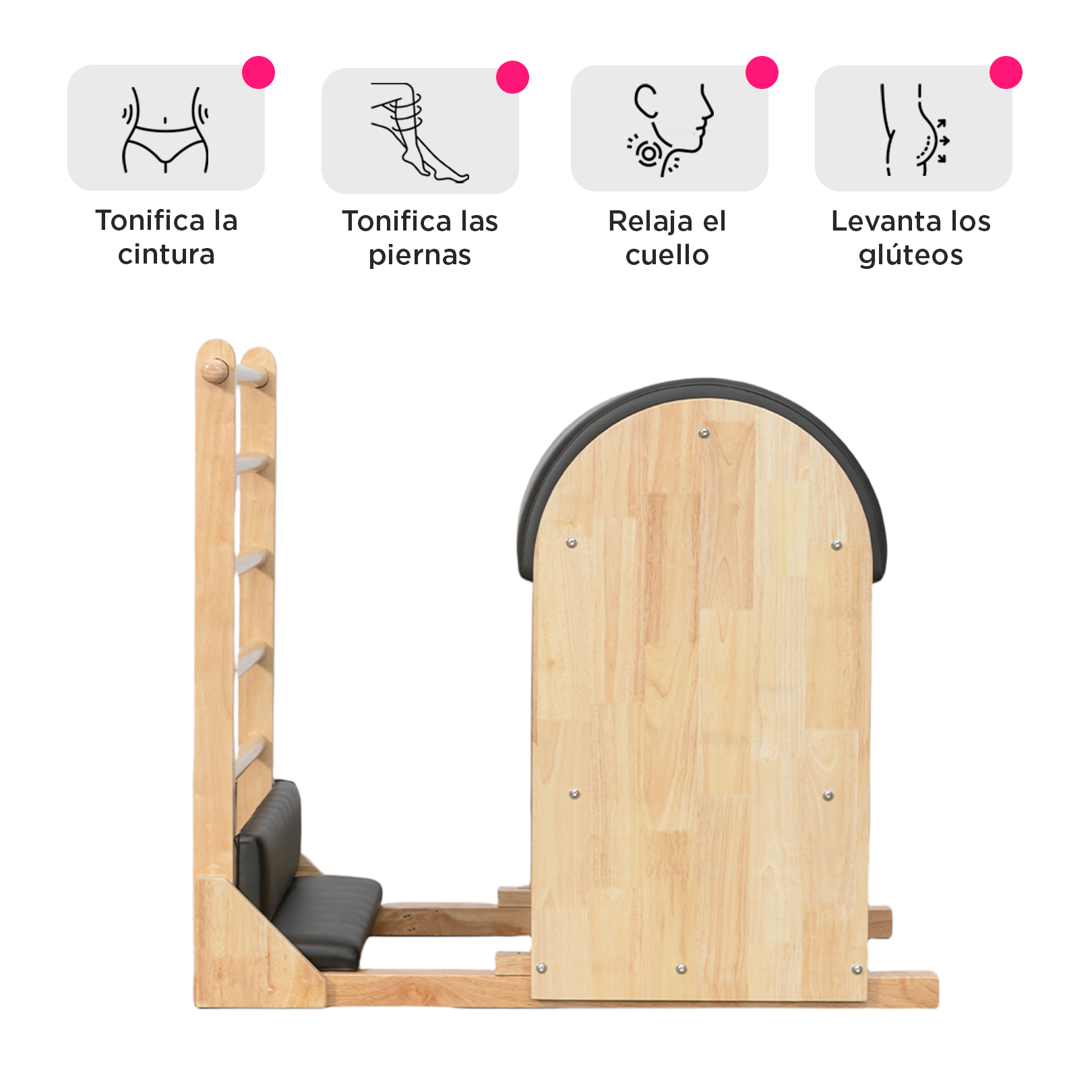 Barril De Escalera De Pilates Estiramientos Equilibrio