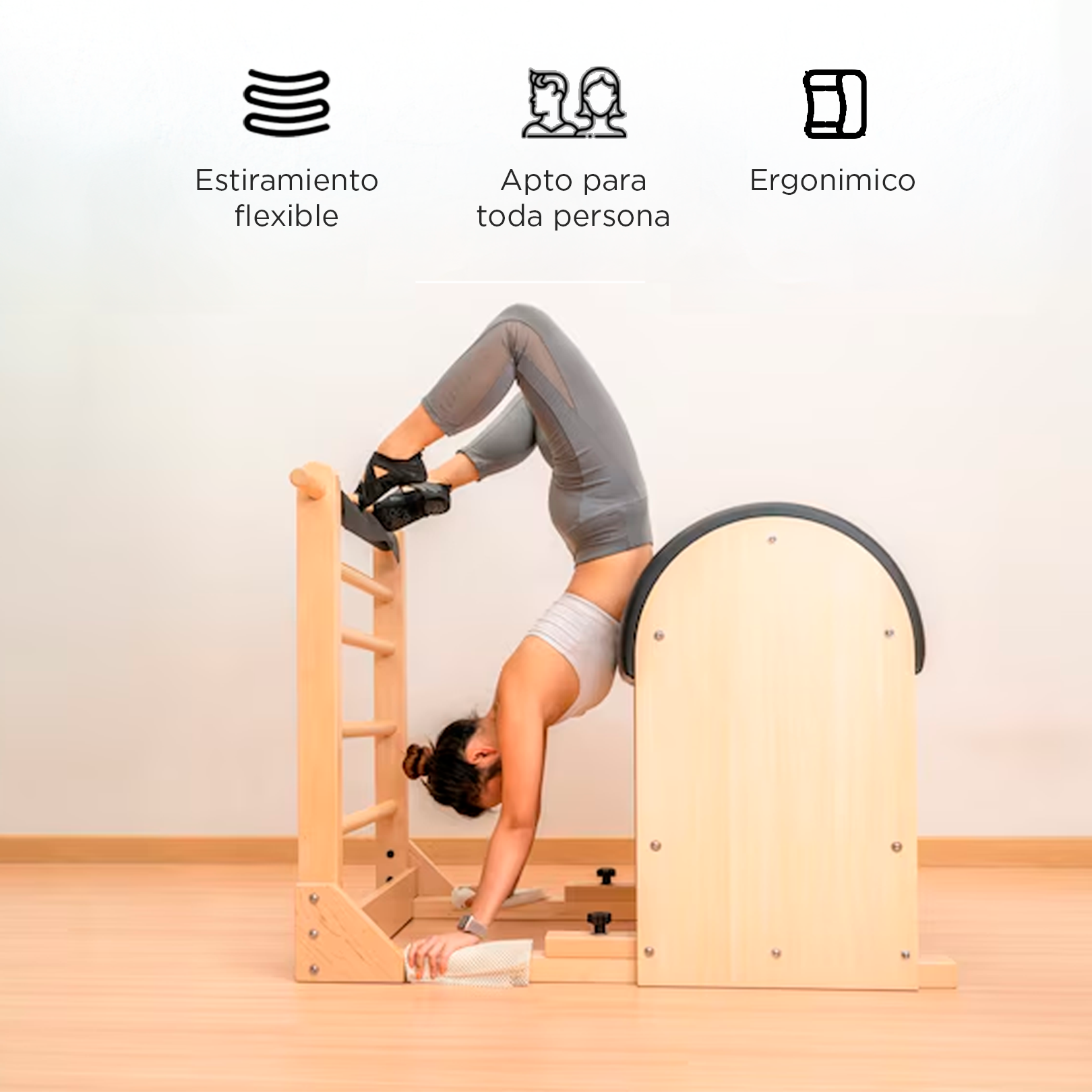 Barril De Escalera De Pilates Estiramientos Equilibrio