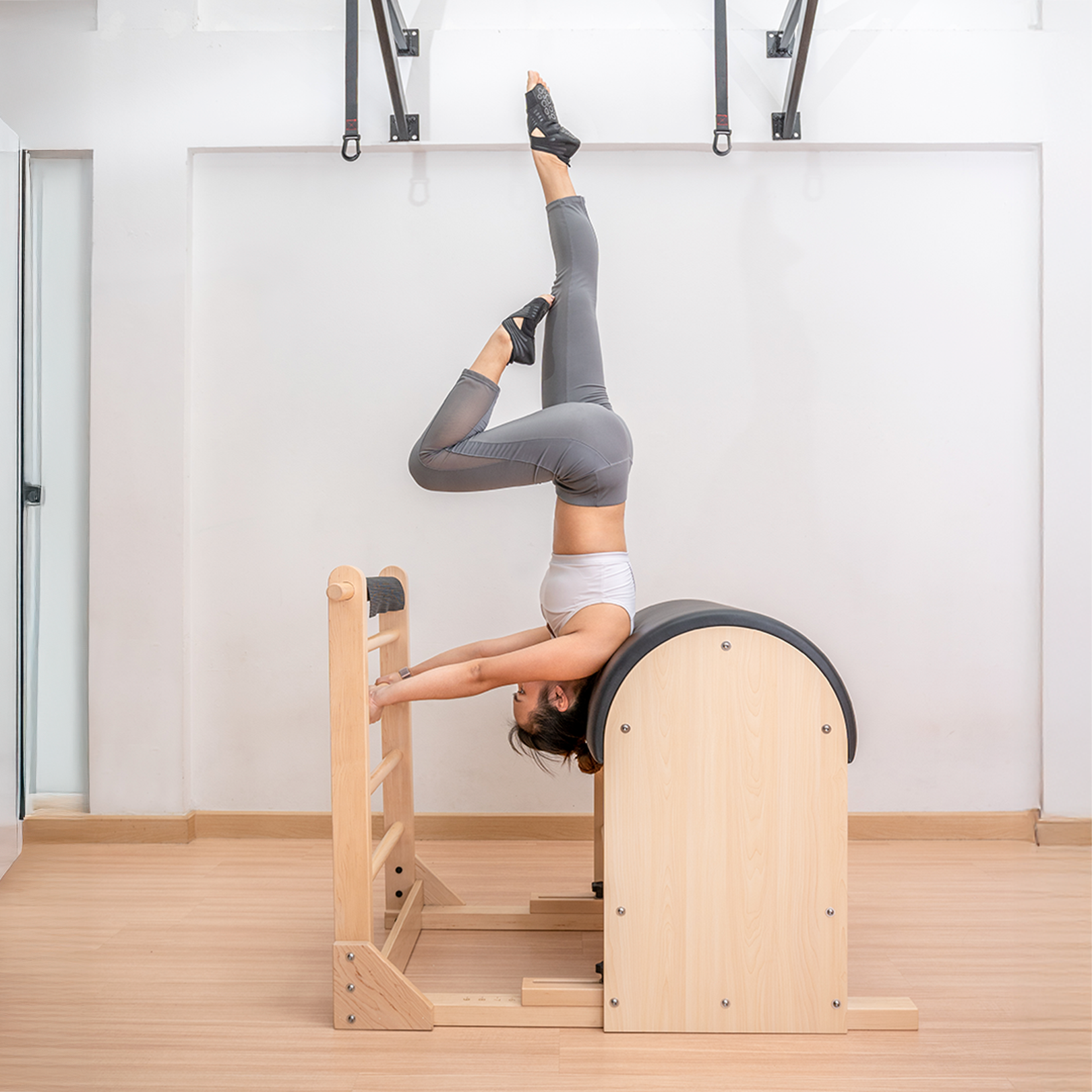 Barril De Escalera De Pilates Estiramientos Equilibrio
