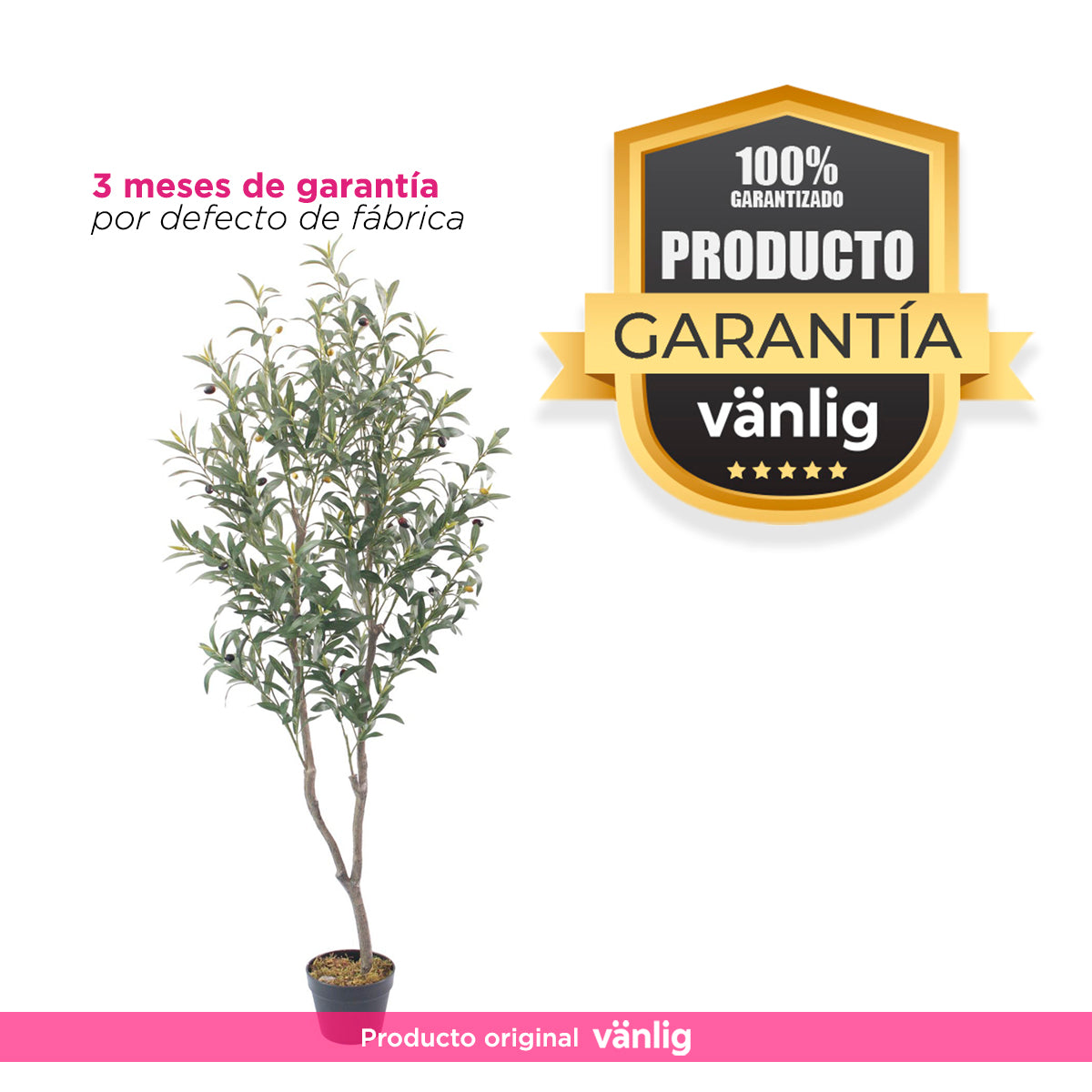 Planta artificial olivo con maceta 1.55 m