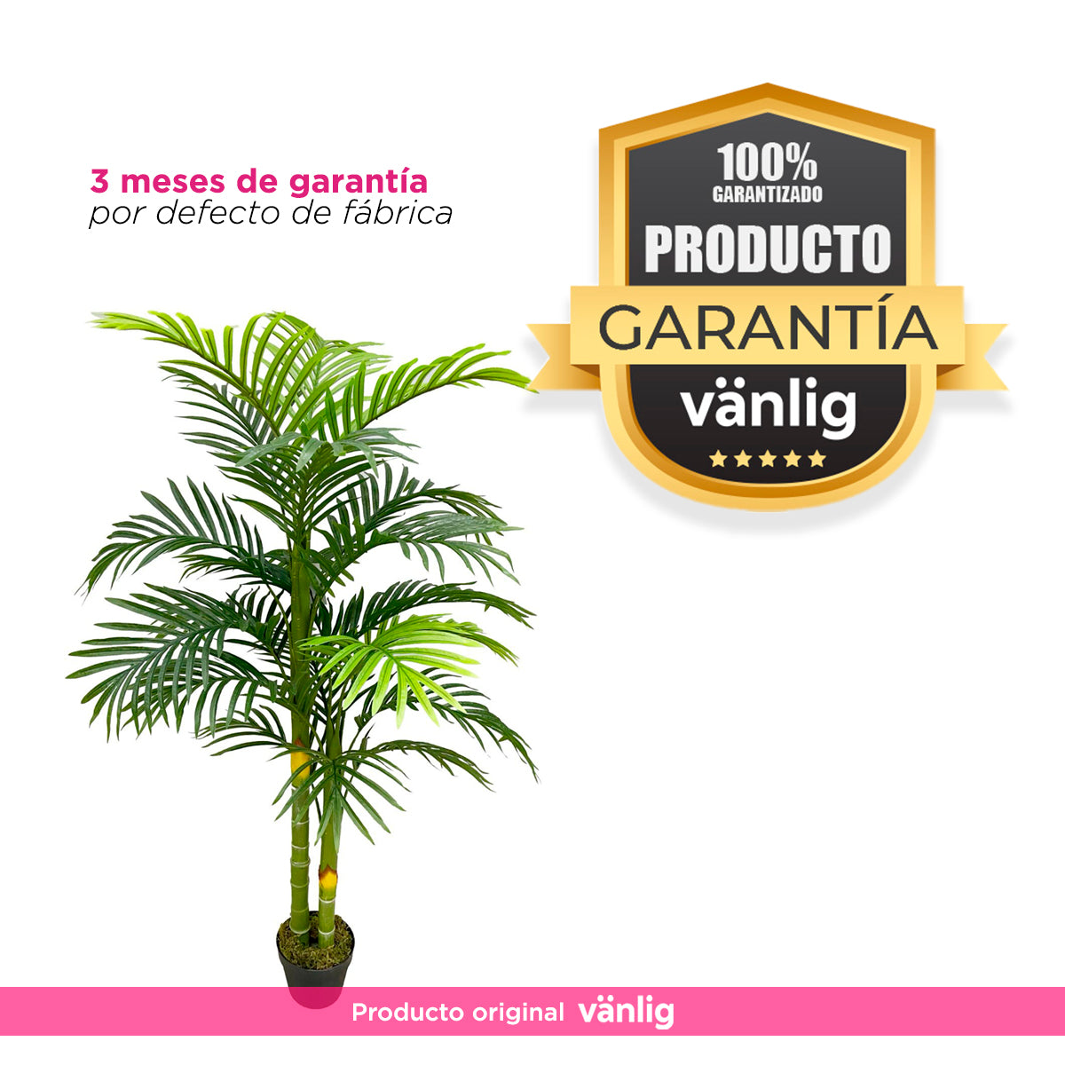 Planta artificial palmera con maceta 1.5 m