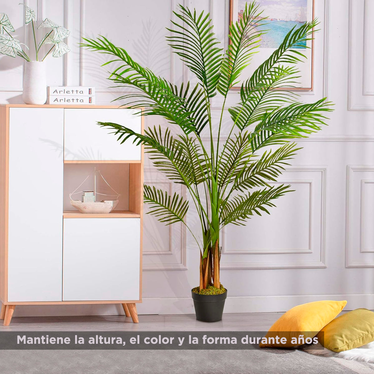 Planta artificial palmera con maceta 1.5 m