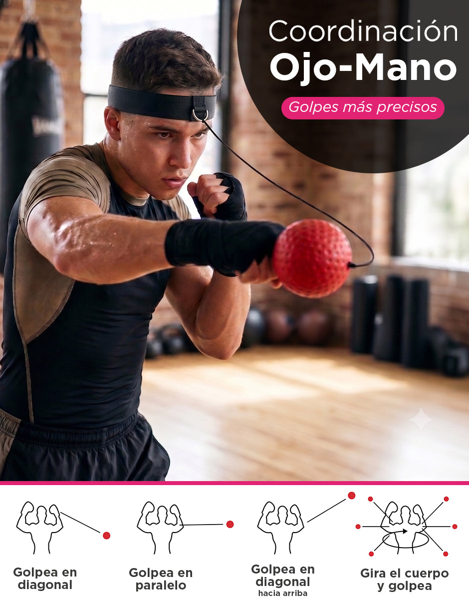 Pelota de Reflejos para Boxeo Diadema Ajustable Kaiju Vanlig